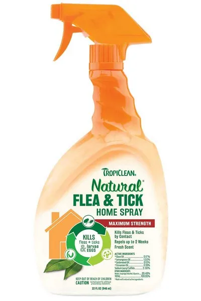 32oz Tropiclean Flea & Tick Spray For Home - Flea & Tick